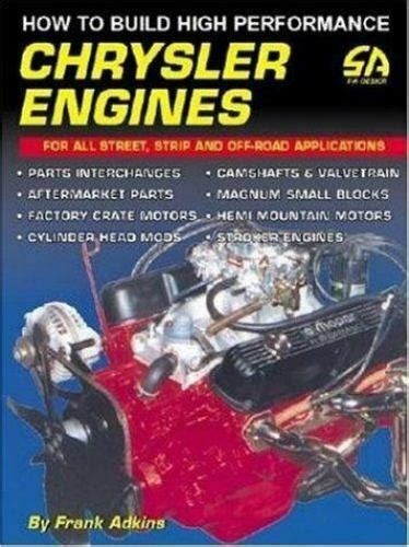 how to build high performance chrysler engines s a design Epub