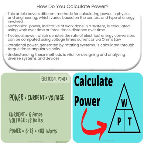 how to calculate the power of a test