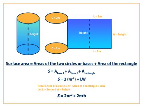 how to calculate the surface area of a cylinder formula Kindle Editon