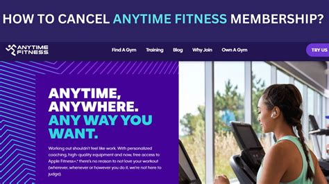 how to cancel anytime fitness membership