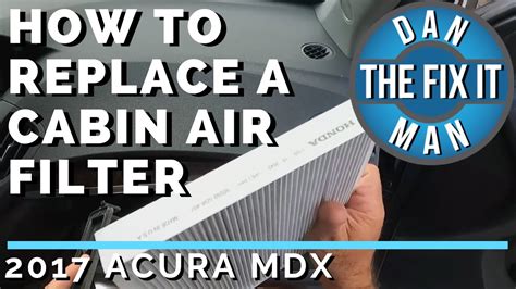 how to change cabin air filter acura mdx PDF