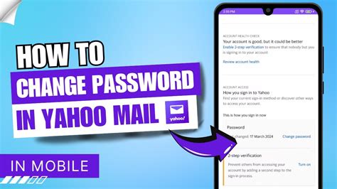 how to change password in yahoo mail using mobile pdf Epub