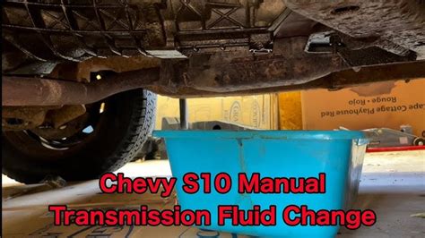 how to change the manual transmission fluid in a 2000 gmc sonoma Doc