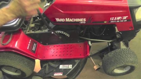 how to change variable speed belt on mtd riding mower PDF