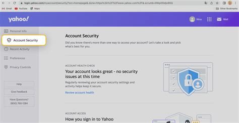 how to change yahoo email security settings pdf PDF