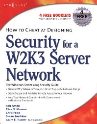 how to cheat at designing security for a windows server 2003 network Doc