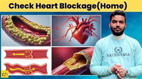 how to check heart blockage at home