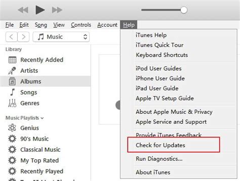 how to check if itunes is up to date