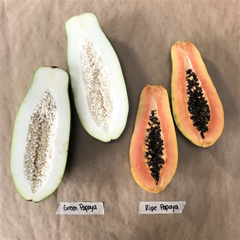 how to check papaya is ripe