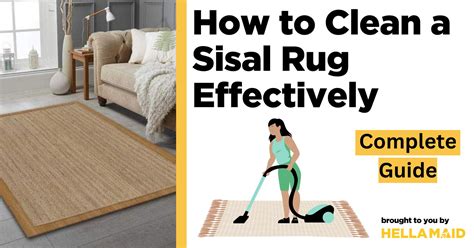how to clean a sisal rug