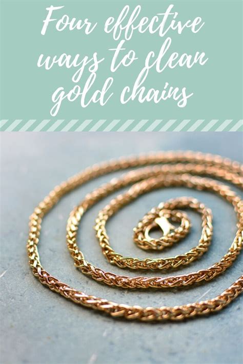 how to clean gold chain