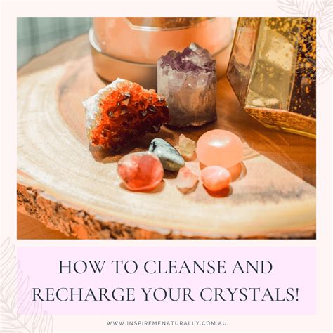 how to cleanse and recharge crystals