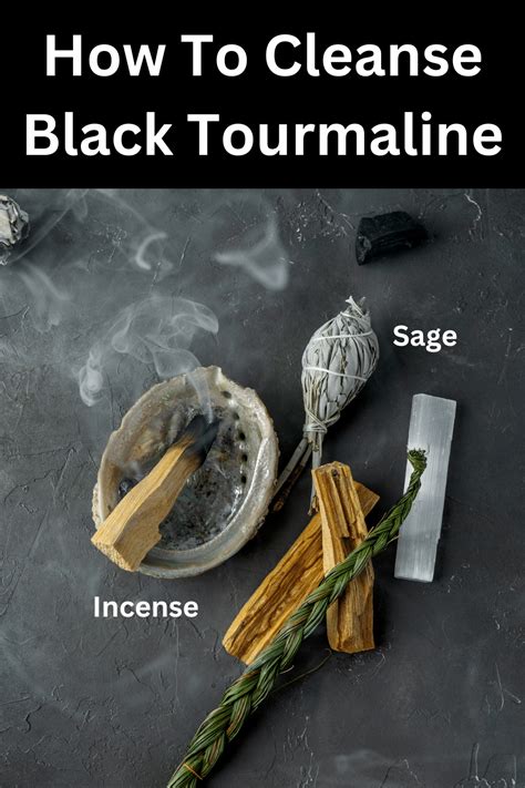 how to cleanse black tourmaline