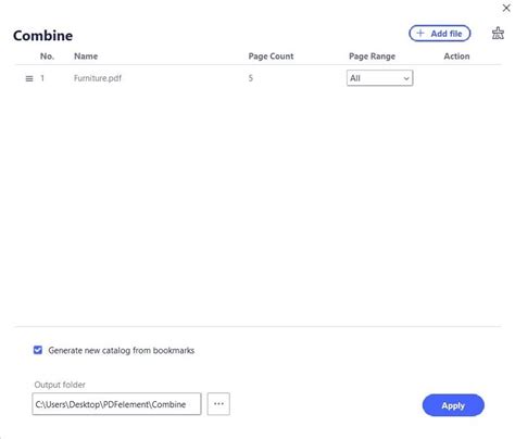how to combine pdf pages Reader