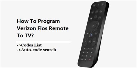 how to connect verizon fios remote to tv Epub