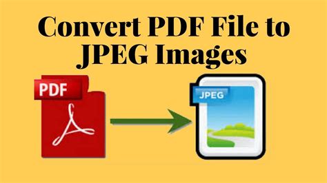 how to convert a pdf file to a jpeg file free Epub