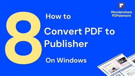 how to convert a pdf to publisher Epub