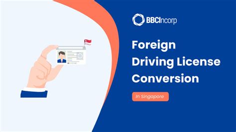 how to convert driving license in singapore