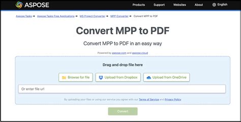 how to convert mpp into pdf Reader