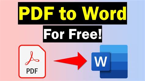 how to convert pdf to word free online PDF