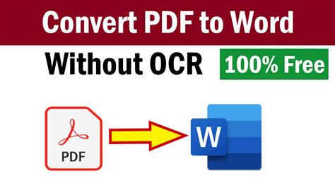 how to convert pdf to word without paying Doc