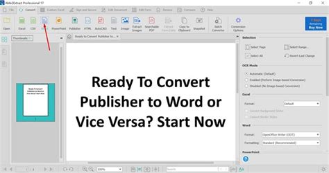 how to convert publisher to word Doc