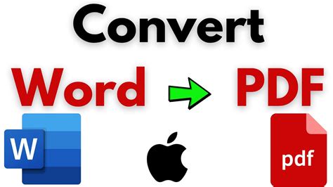 how to convert word to pdf on mac Kindle Editon