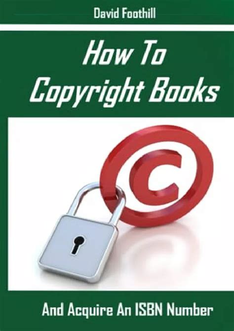 how to copyright books and acquire an isbn number Doc