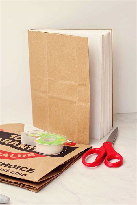 how to cover a book with a paper bag Kindle Editon