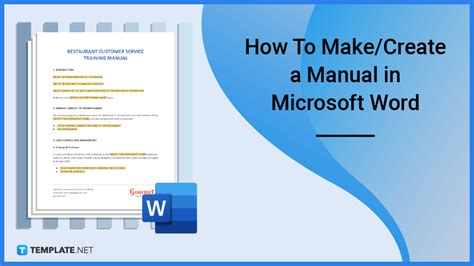 how to create a manual in word 2007 Reader