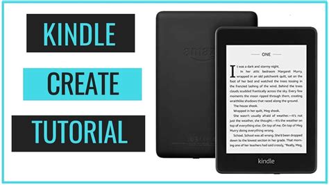 how to create an ebook for kindle Reader