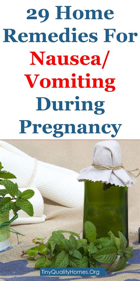 how to cure nausea during pregnancy