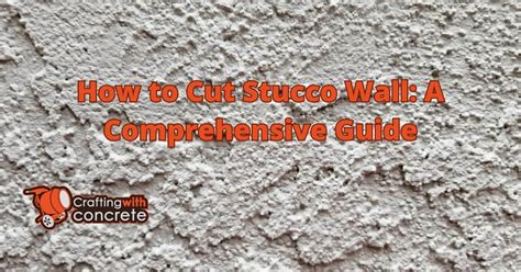 how to cut stucco pdf Reader