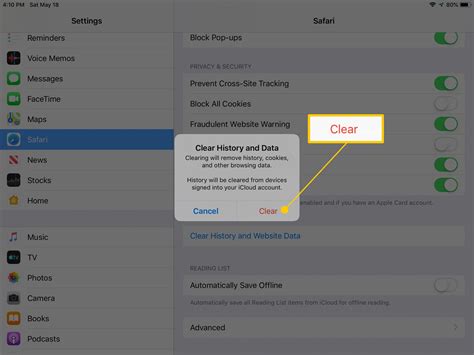 how to delete cookies on ipad 3 Doc