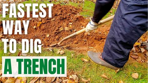 how to dig a trench fast PDF