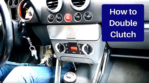 how to double clutch a manual car Reader