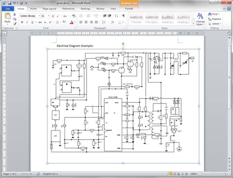 how to draw circuit diagrams in word Epub