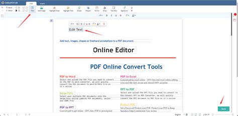 how to edit pdf text PDF