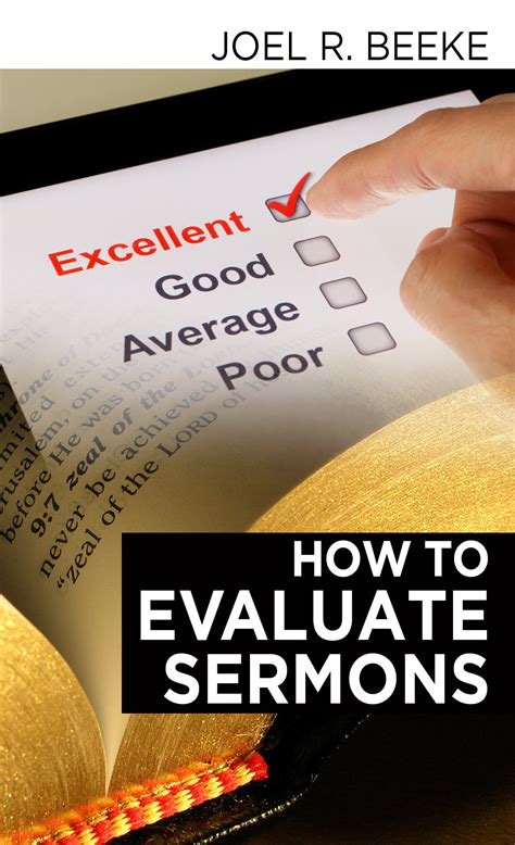 how to evaluate sermons Kindle Editon