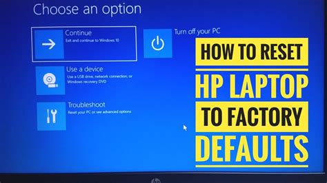 how to factory reset hp mini 5102 Doc