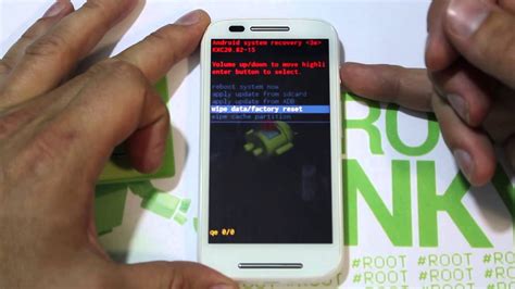 how to factory reset your motorola moto e in stock android Reader