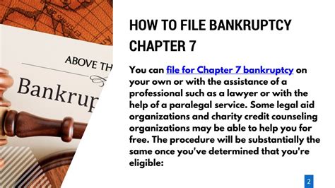 how to file for chapter 7 bankruptcy Reader