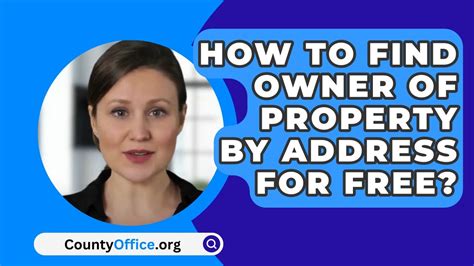 how to find the owner of a property