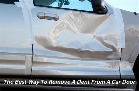 how to fix a big dent in a car door PDF