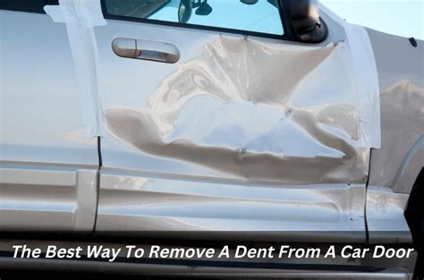 how to fix a big dent in a car door PDF