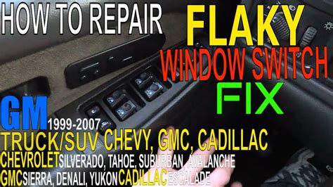 how to fix power window switch Reader