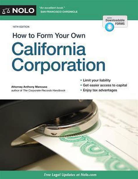 how to form your own california corporation Doc