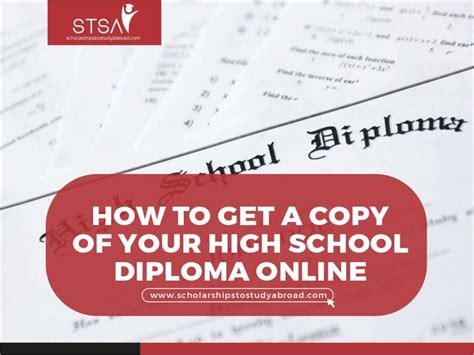 how to get a copy of your high school diploma online for Reader