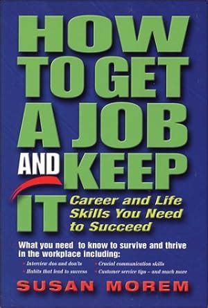 how to get a job and keep it occupational outlook handbook series Doc