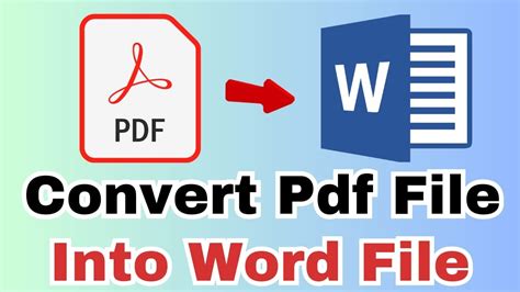 how to get a pdf into word PDF